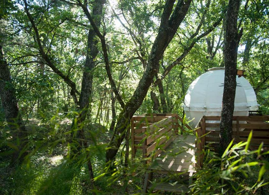 glamping géopode natura lodge